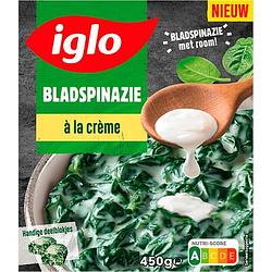 Foto van Iglo bladspinazie a la creme 450g bij jumbo