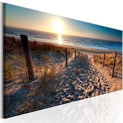 Foto van Artgeist sunset path canvas schilderij