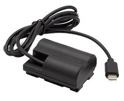 Foto van Chilipower dr-w235 dummy accu usb-c adapterset voor fujifilm, accutype np-w235