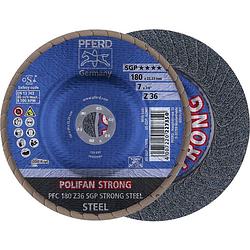 Foto van Pferd 67788080 polifan-lamellenschijf pfc 180 z 36 sgp strong steel diameter 180 mm n/a 10 stuk(s)