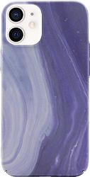 Foto van Bluebuilt purple marble hard case apple iphone 12/12 pro back cover