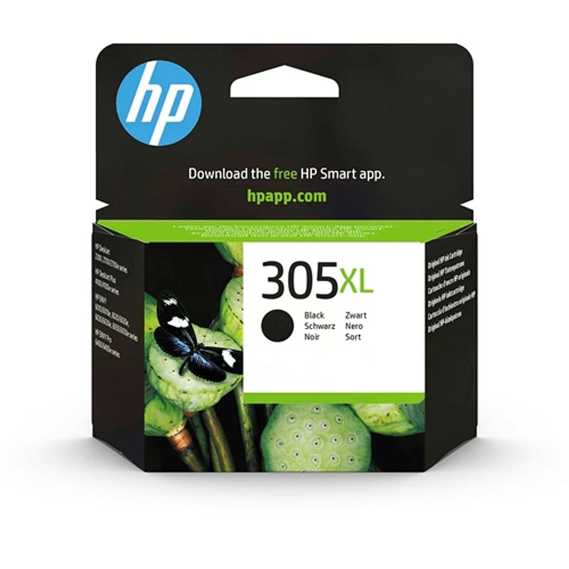 Foto van Hp cartridge 305 xl inkt - instant ink (zwart)