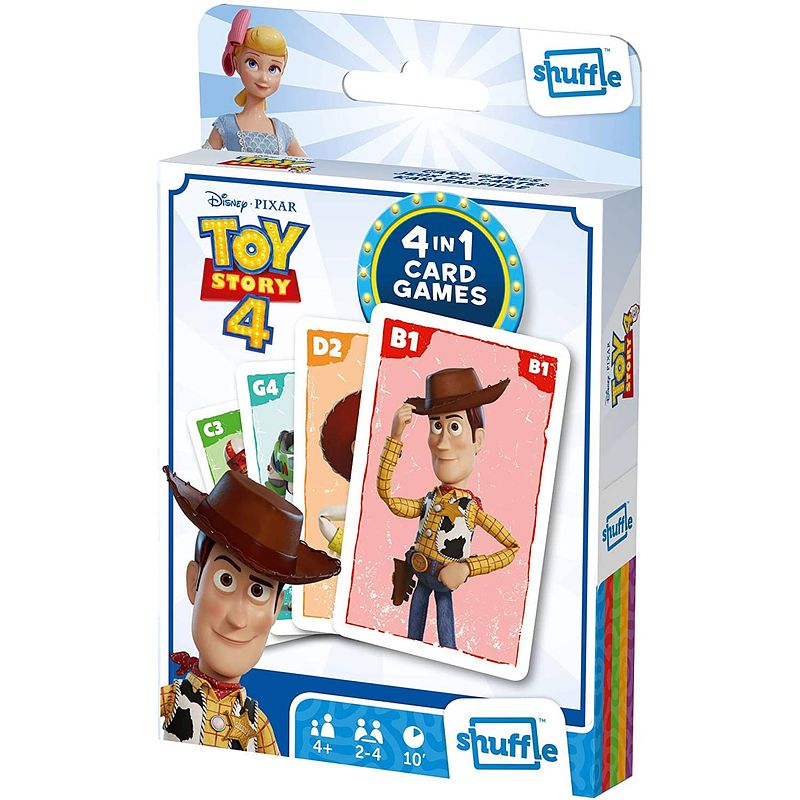 Foto van Disney kaartspel 4-in-1 toy story karton 32-delig