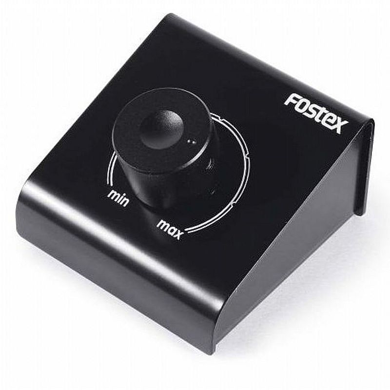 Foto van Fostex pc-1e volume controller (zwart) voor desktop-speakers