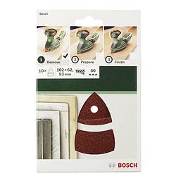 Foto van Bosch schuurschijf 102x102x62 mm k120 (10x)