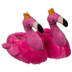Foto van Warme flamingo pantoffels voor dames 39/40 - sloffen - volwassenen