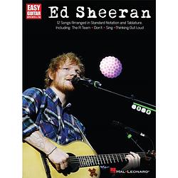 Foto van Hal leonard ed sheeran for easy guitar songboek voor gitaar