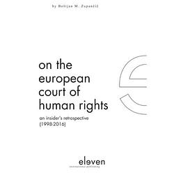 Foto van On the european court of human rights