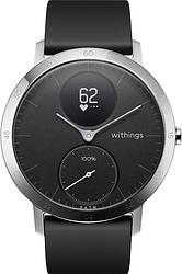 Foto van Withings steel hr zilver/zwart 40 mm