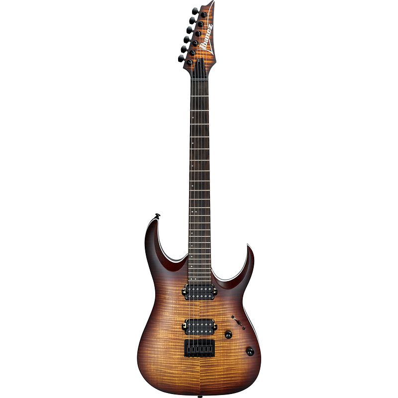 Foto van Ibanez rga42fm dragon eye burst flat elektrische gitaar