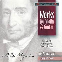 Foto van Paganini: oeuvres pour violon et guitare - cd (8007144604400)