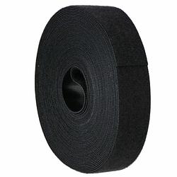 Foto van Innox hnl-25-10m-bk zwart klittenband 25mm breed, 10m lengte