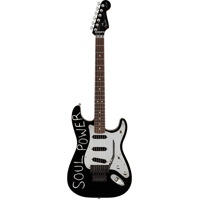 Foto van Fender tom morello soul power stratocaster black