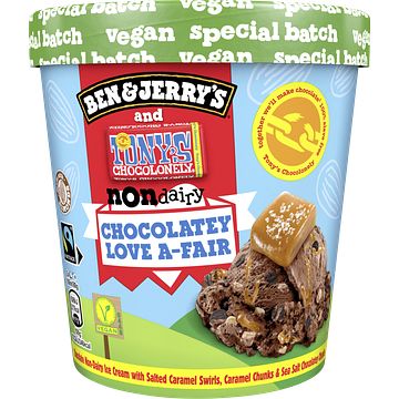 Foto van Ben & jerry'ss ijs nondairy chocolatey loveafair 465ml bij jumbo