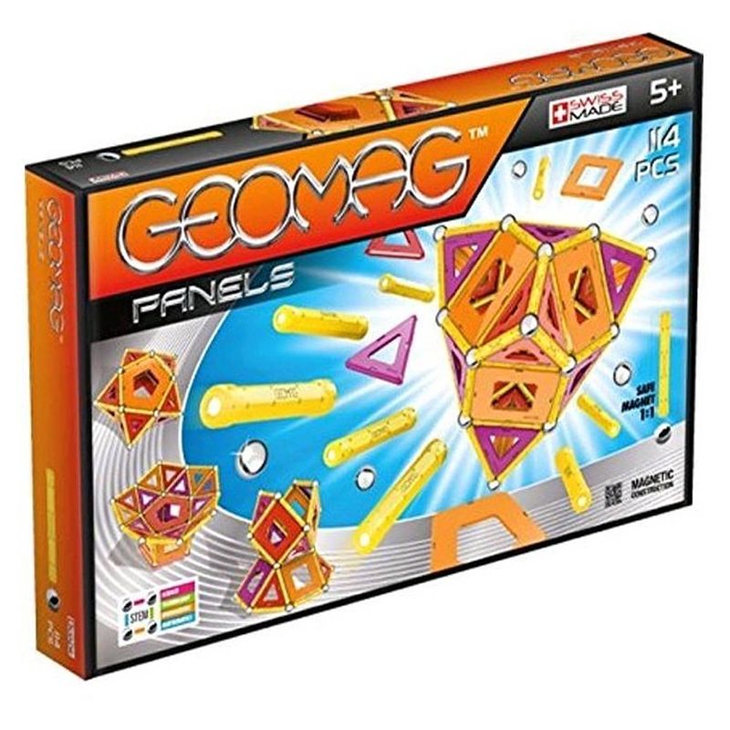 Foto van Geomag panels geel/oranje 114-delig