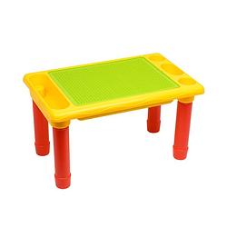 Foto van Decopatent® - kindertafel bouwtafel - speeltafel met bouwplaat (voor