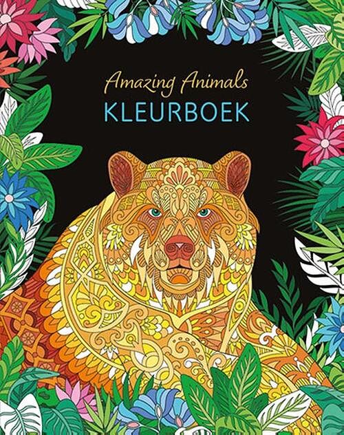 Foto van Amazing animals kleurboek - znu - hardcover (9789044764949)