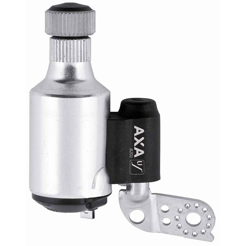 Foto van Axa dynamo 8201 o-v links aluminium zilver