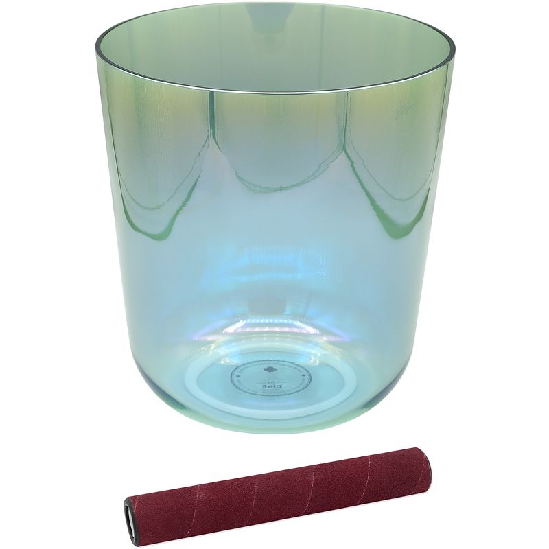 Foto van Sela infinity crystal singing bowl 440 hz f4 turquoise klankschaal