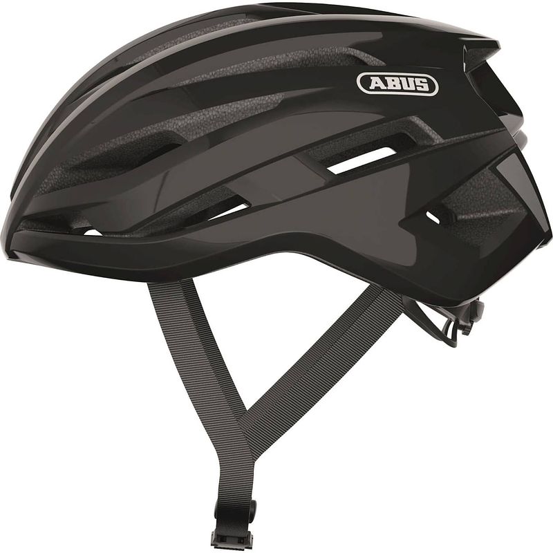 Foto van Abus helm stormchaser shiny black m 54-58cm