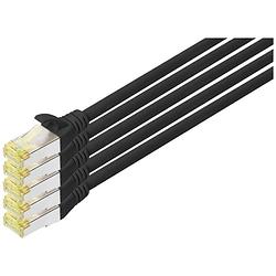 Foto van Digitus dk-1644-a-070-bl-5 rj45 netwerkkabel, patchkabel cat 6a s/ftp 7 m zwart 1 stuk(s)