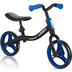 Foto van Globber loopfiets met 2 wielen go bike loopfiets 10 inch junior zwart/blauw