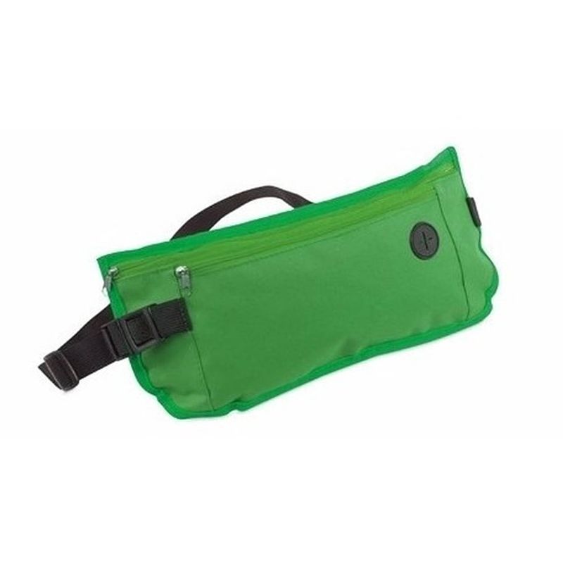 Foto van Heuptasje/fanny pack groen 35 x 10 cm festival musthave - heuptassen