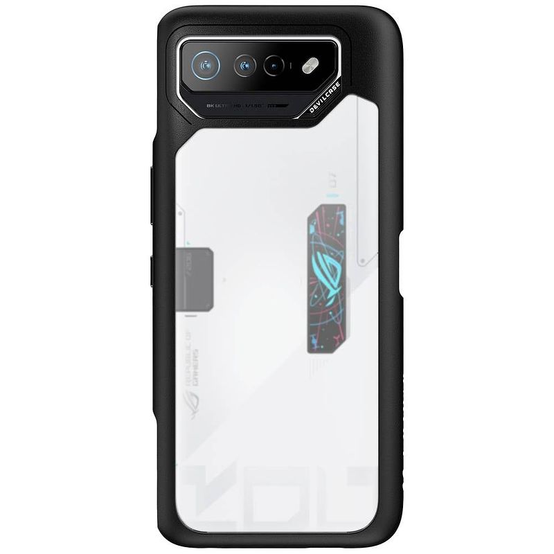 Foto van Asus rog phone 7 devilcase backcover asus rog phone 7, rpg phone 7 ultimate zwart, transparant