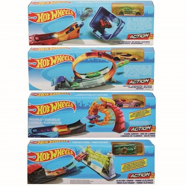 Foto van Hot wheels classic stunt set