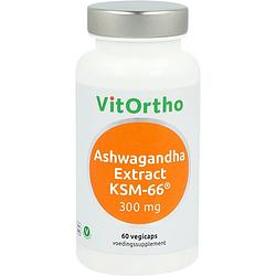 Foto van Vitortho ashwagandha extract 300 mg vegicaps