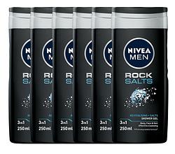 Foto van Nivea men rock salts shower gel voordeelverpakking