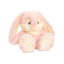 Foto van Keel toys pluche konijn/haas knuffeldier - lichtroze - zittend - 22 cm - knuffeldier