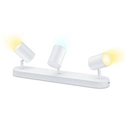 Foto van Wiz imageo wiz spots 3x5w w 27-65k tw 871951455179400 led-plafondlamp 15 w wit