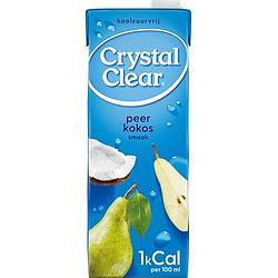 Foto van 2e halve prijs | crystal clear pear coconut pak 1,5l aanbieding bij jumbo