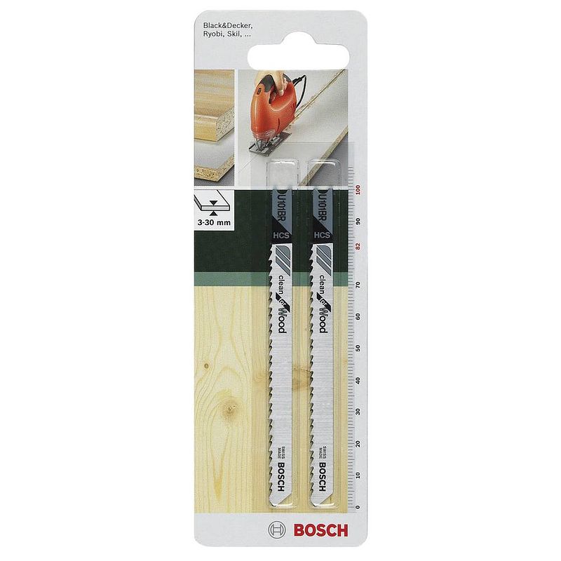 Foto van Bosch accessories 2609256762 decoupeerzaagblad hcs, u 101 br n/a 2 stuk(s)