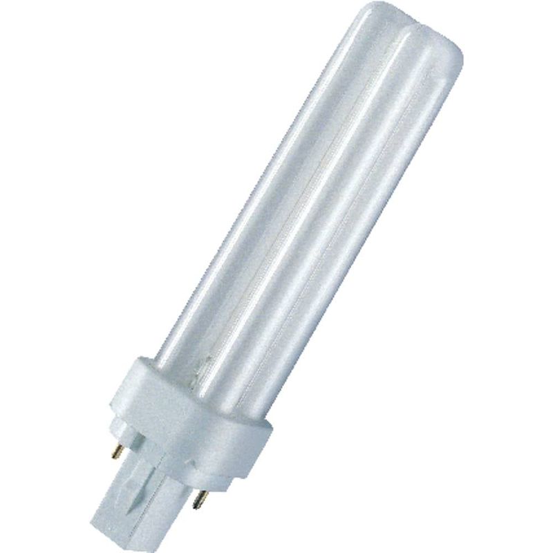 Foto van Osram spaarlamp energielabel: g (a - g) g24d-1 138 mm 230 v 13 w neutraalwit buis 1 stuk(s)