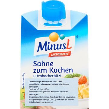 Foto van Minusl lactosevrije kookroom 200g bij jumbo