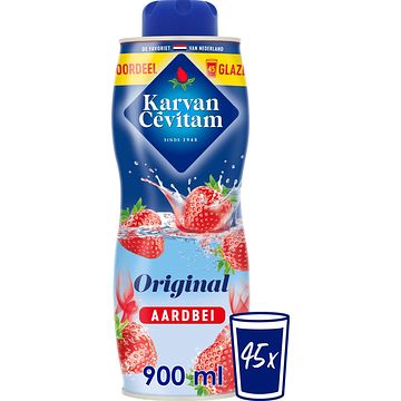 Foto van Karvan cevitam aardbei original siroop, 900ml bij jumbo