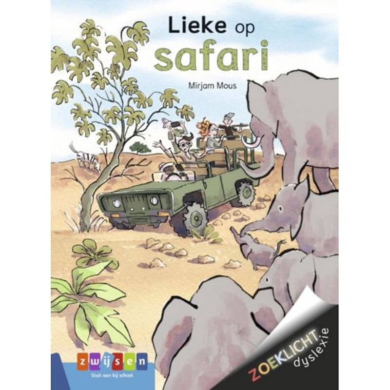 Foto van Lieke op safari - zoeklicht dyslexie
