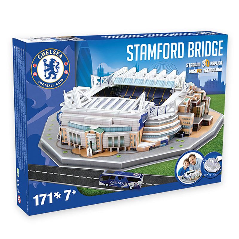 Foto van Nanostad 3d puzzel chelsea fc stamford bridge - 171 stukjes