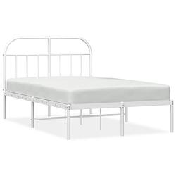 Foto van The living store bedframe - metalen bedframe - 196x125x100 cm - robuust en comfortabel