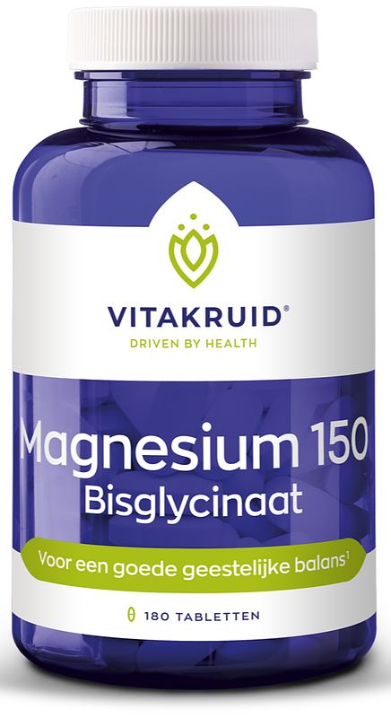 Foto van Vitakruid magnesium 150 bisglycinaat tabletten