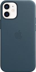 Foto van Apple iphone 12 mini back cover met magsafe leer baltisch blauw