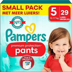 Foto van Pampers - premium protection pants - maat 5 - small pack - 29 stuks - 12/17 kg
