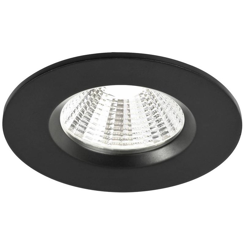 Foto van Nordlux 2310056003 fremont 3-kit led-inbouwlamp energielabel: f (a - g) led led 13.5 w zwart