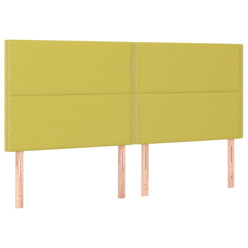 Foto van The living store hoofdbord - classic - groen - 160 x 5 x 118/128 cm