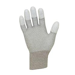 Foto van Antistat 109-0037p esd-handschoen maat: s nylon, koper