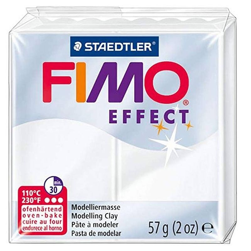 Foto van Staedtler fimo effect modelleerklei 57 gram transparant