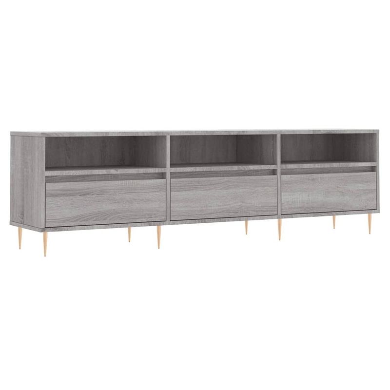 Foto van Vidaxl tv-meubel 150x30x44,5 cm bewerkt hout grijs sonoma eikenkleurig