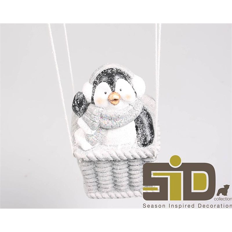 Foto van Sid - pinguin in luchtballon l26b18 cm